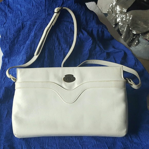 etienne aigner white purse